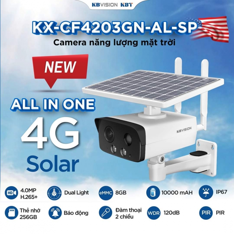 Camera NLMT 4G KBVISION KX-CF4203GN-AL-SP